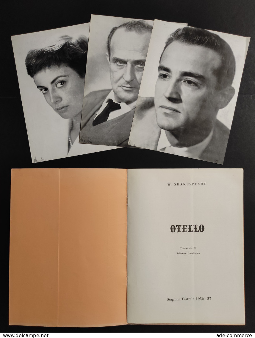 Otello - W. Shakespeare - Gassman, Randone - Stag. Teatrale 1956/57 - Cinéma Et Musique