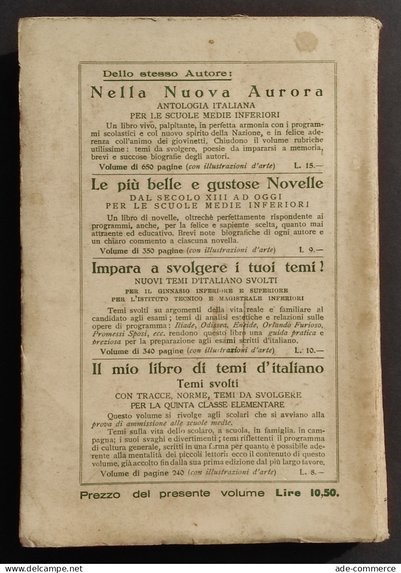 Numi Battaglie Eroi - L'Iliade Di Omero - C. Paperini - Ed. SEI - 1934 - Bambini