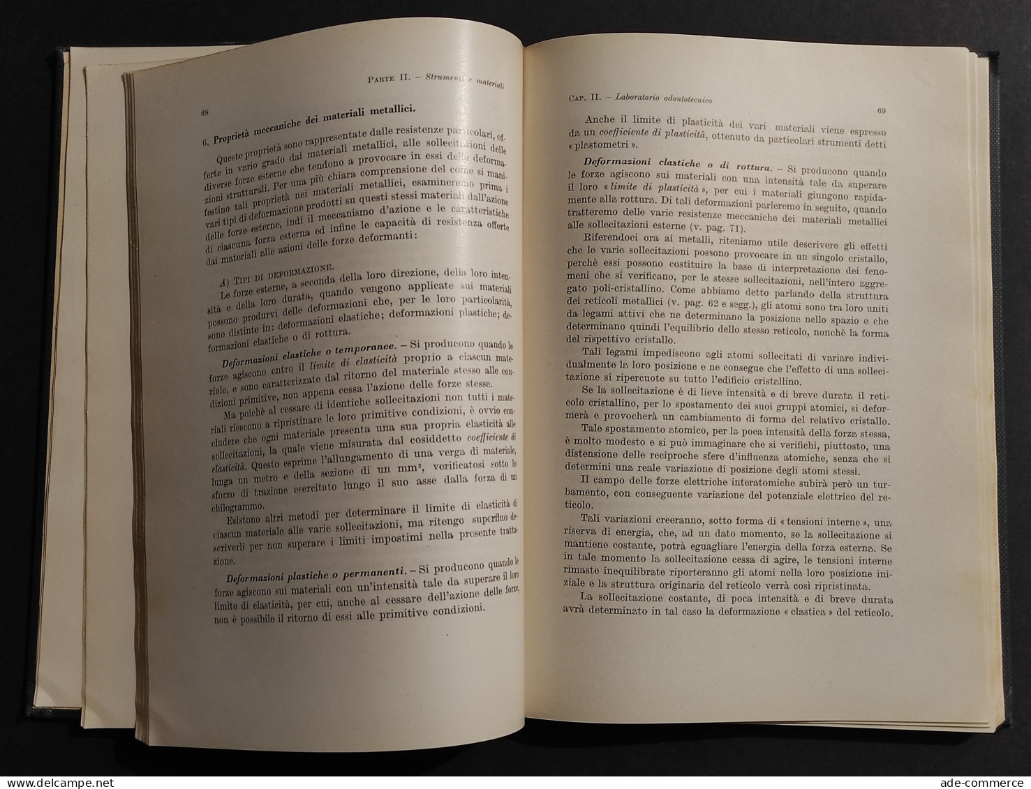 L'Arte Protesica Dei Dispositivi A Ponte - U. Mancini - Ed. Patron - 1956 - Geneeskunde, Psychologie
