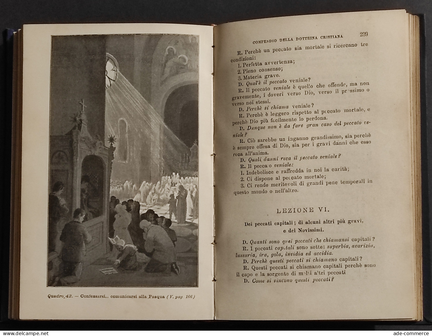 Compendio Della Dottrina Cristiana - Lombardia Piemonte - 1901 - Godsdienst