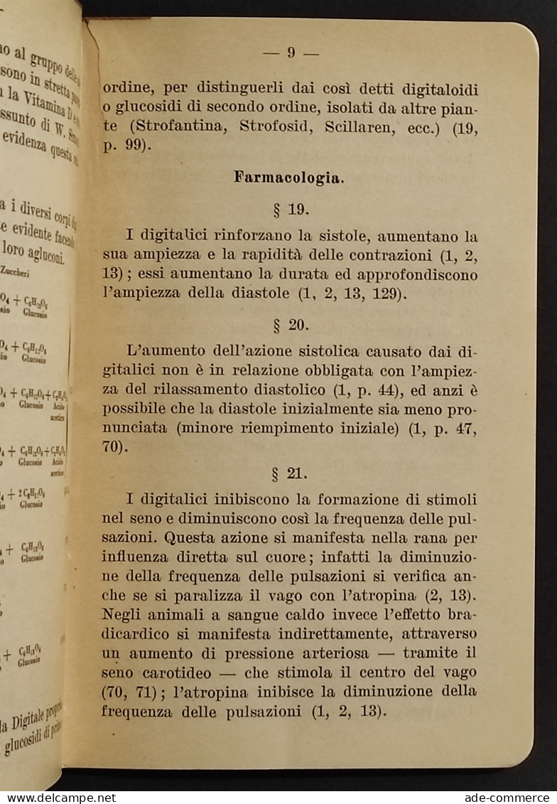 L'A.B.C. Della Medicazione Digitalica - E. Edens - Ed. Cappelli - 1939 - Medecine, Psychology