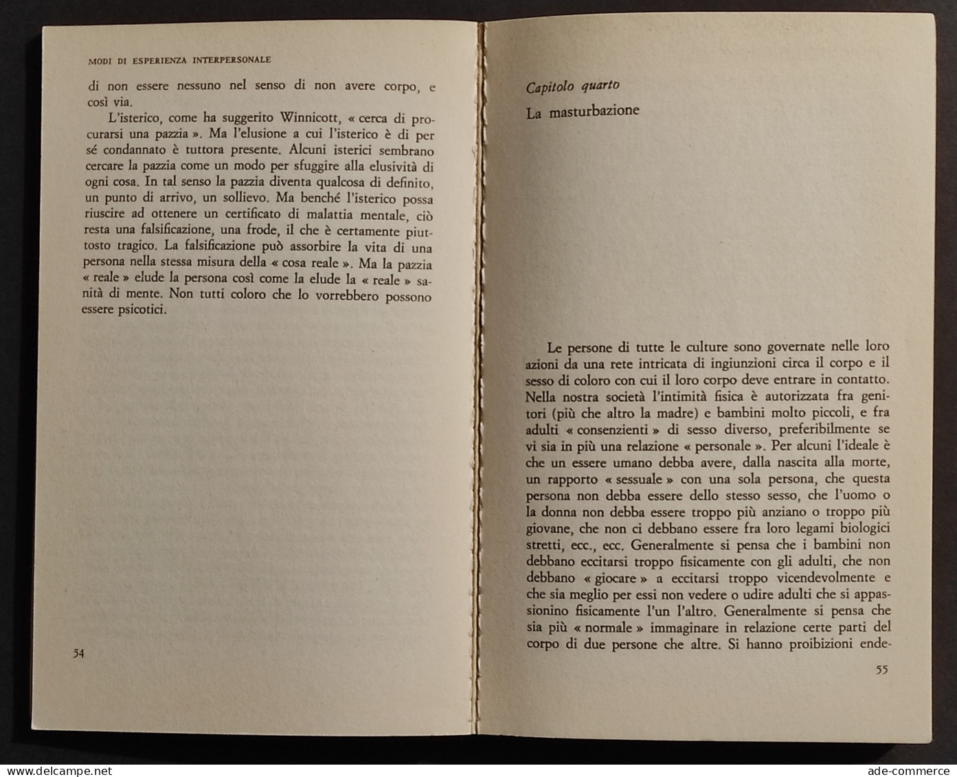 L'Io E Gli Altri - Psicopatologia Dei Processi Interattivi - Laing - Ed. Sansoni - 1978 - Médecine, Psychologie