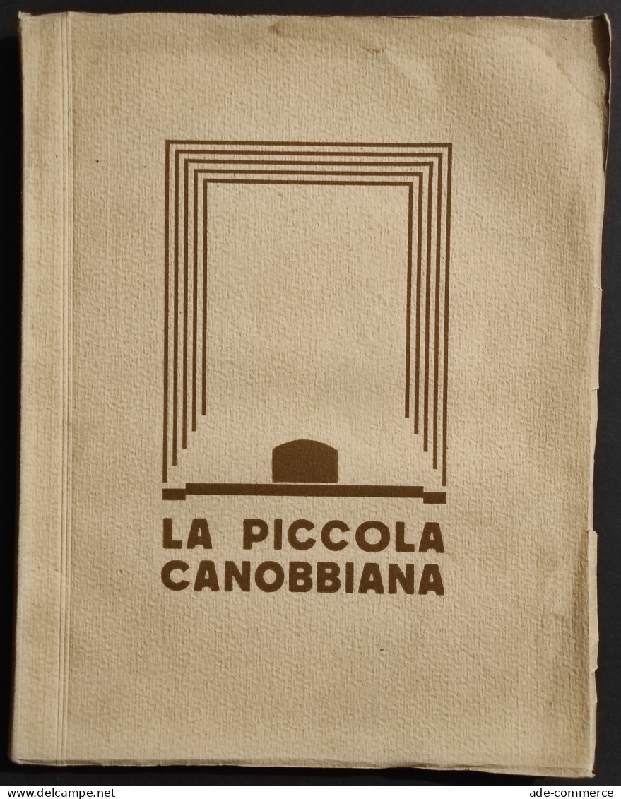 La Piccola Canobbiana - 1924 - Teatro - Cinéma Et Musique