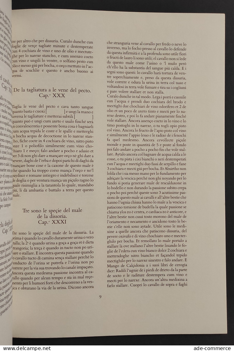 Dei Cavalli - Pratica Maestro Bonifacio Morbi Cavalli - Ed. Nardini - 1988 - Pets