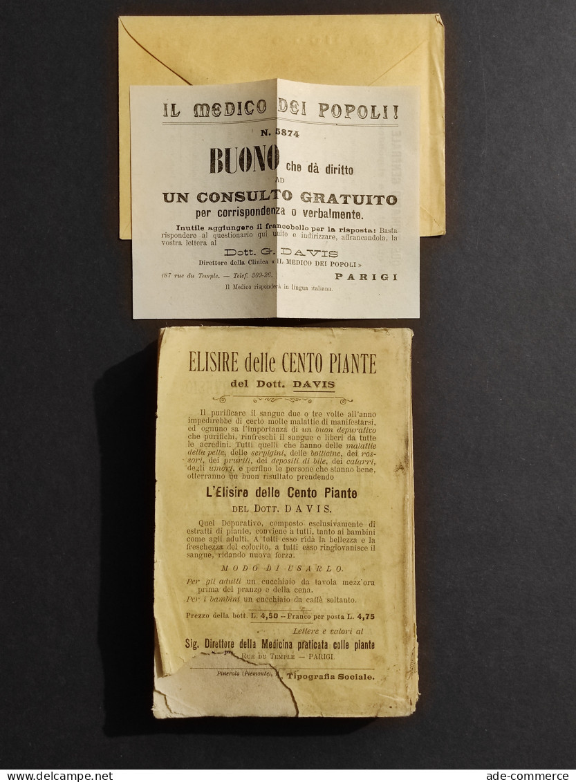 Il Medico Dei Popoli - Dottor G. Davis - 1908 - Medicina - Medecine, Psychology