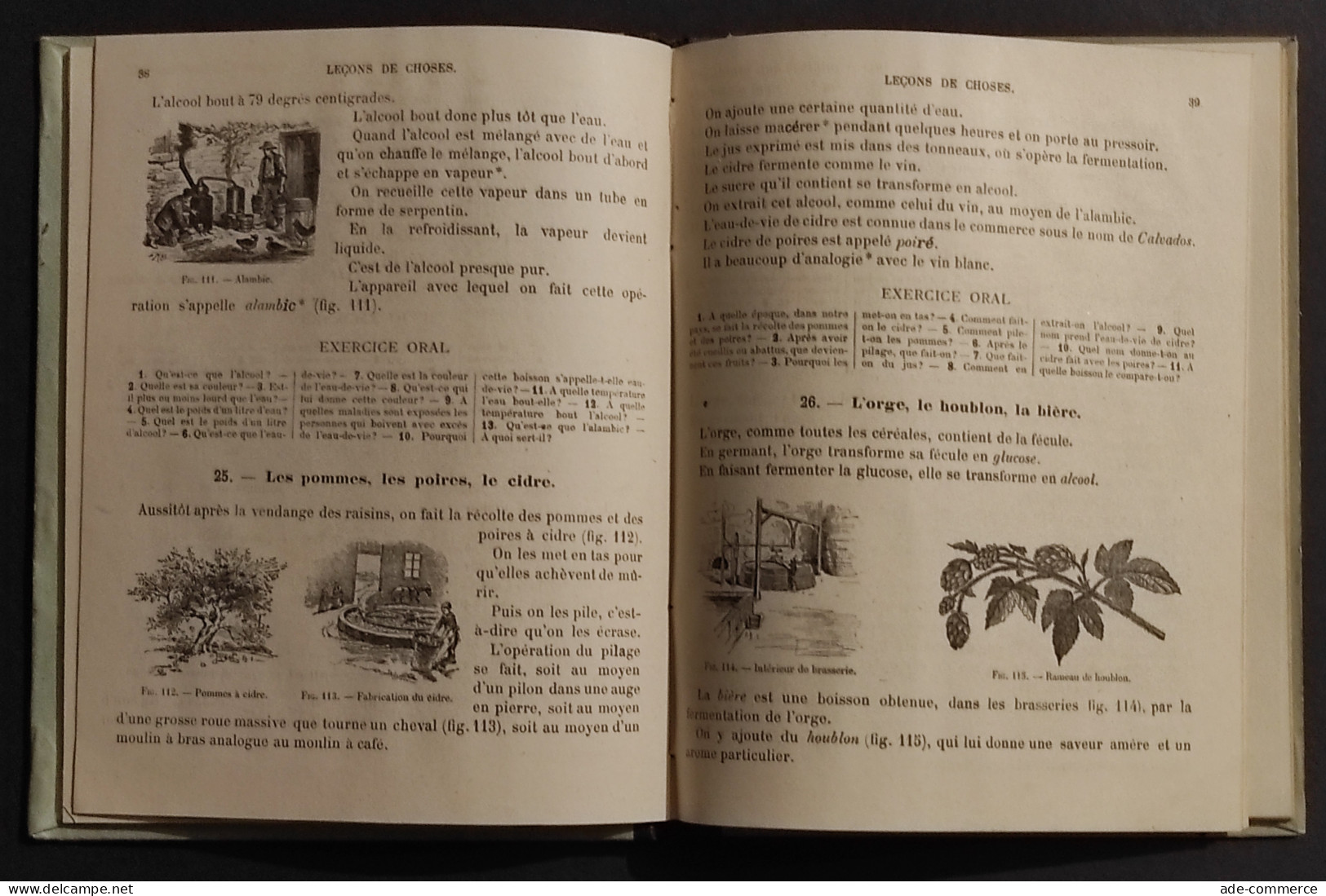 Lecons De Choses - Lectures Questionnaires - Lib. Colin - 1907 - Bambini