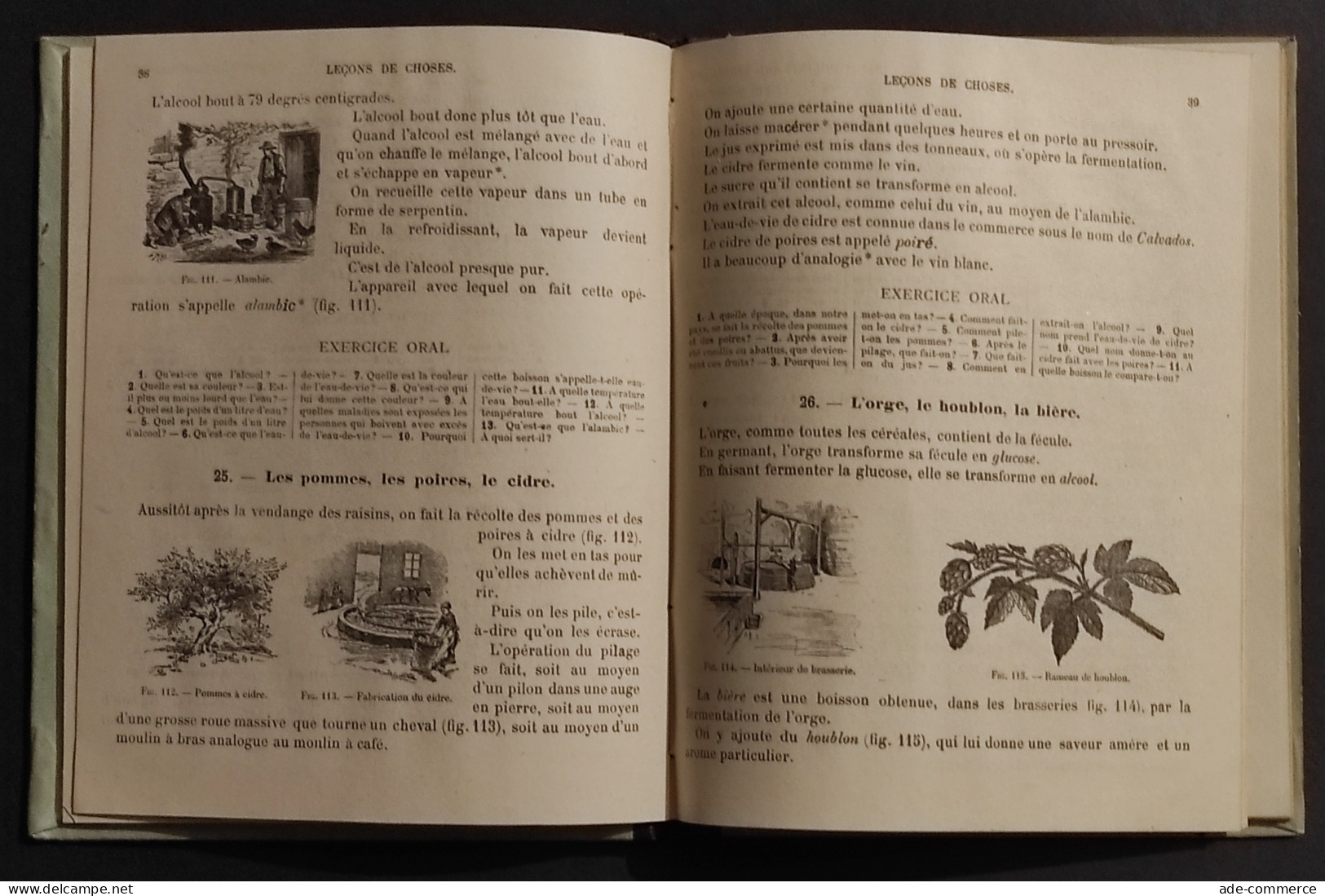 Lecons De Choses - Lectures Questionnaires - Lib. Colin - 1907 - Kids