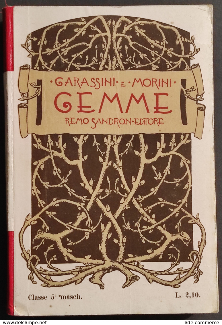 Gemme - Corso Complete Di Letture - Classe 5^ - Garassini - Ed. Sandron - Niños