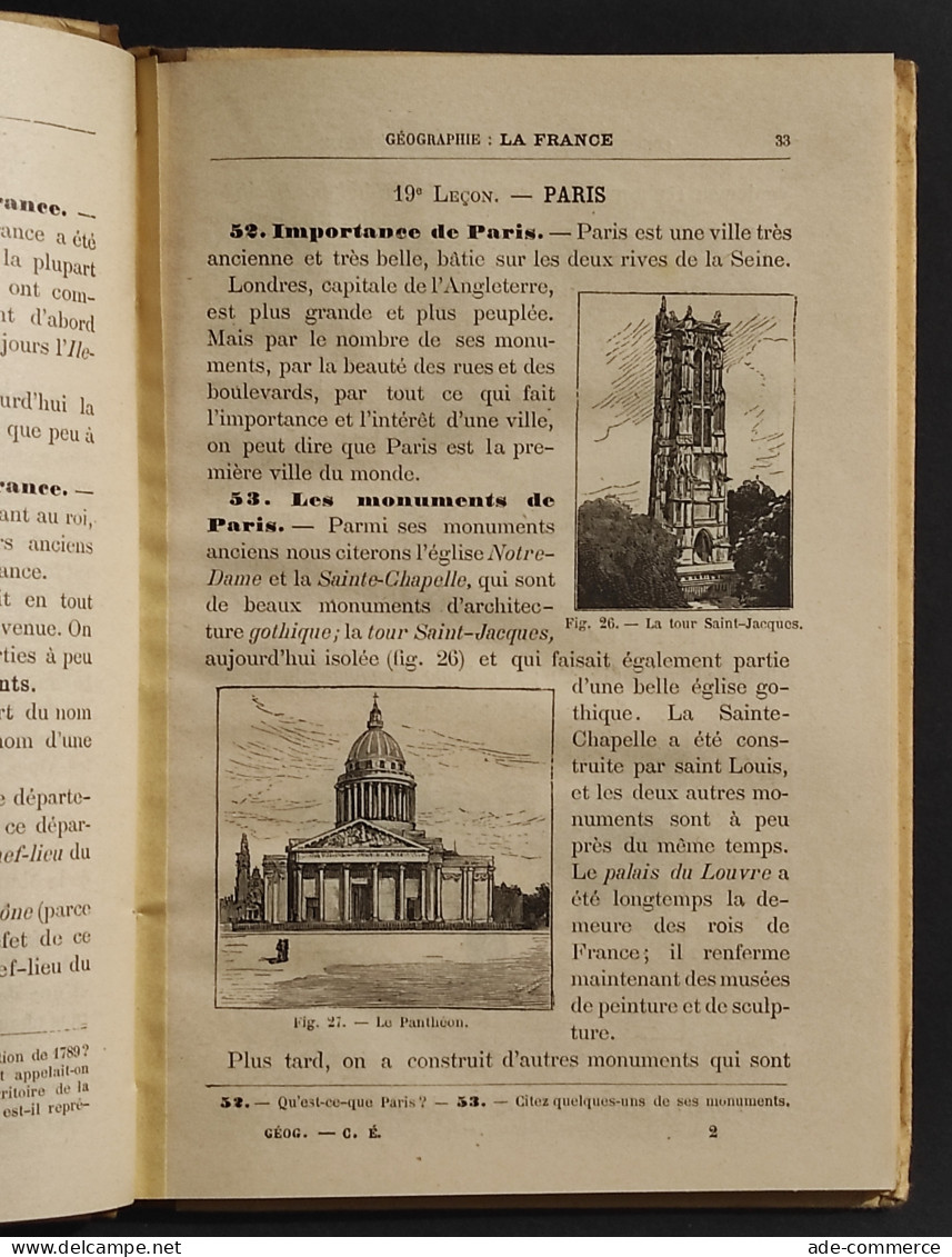 Geographie - Cours Elementaire - A. Seignette - Ed. Dupont - Kinder