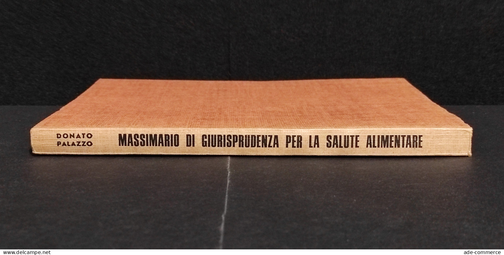 Massimario Giurisprudenza Salute Alimentare - D. Palazzo - Ed. Molitoria - 1966 - Society, Politics & Economy