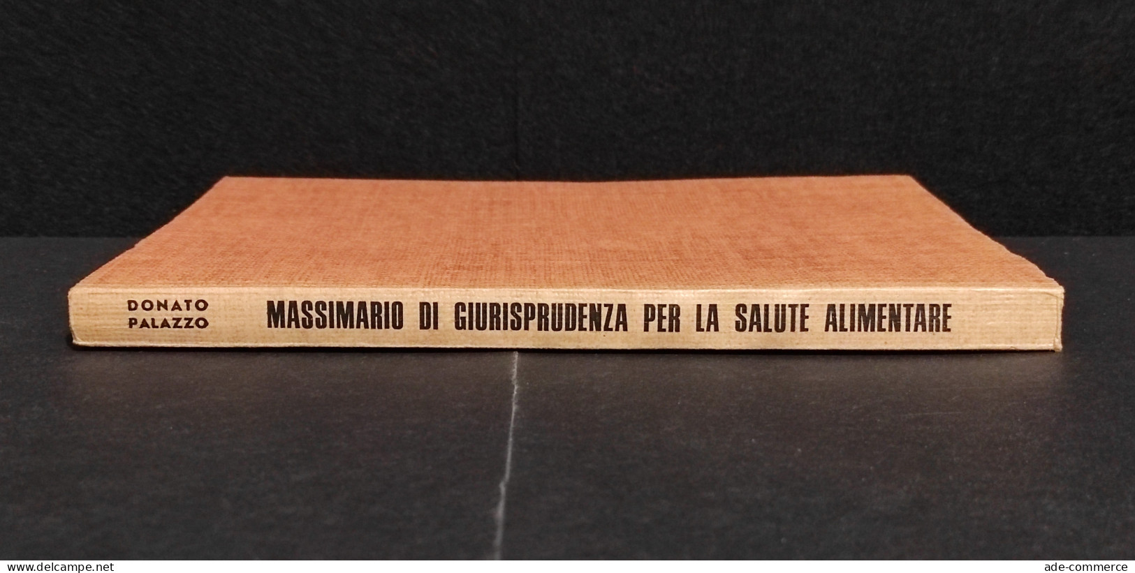 Massimario Giurisprudenza Salute Alimentare - D. Palazzo - Ed. Molitoria - 1966 - Société, Politique, économie