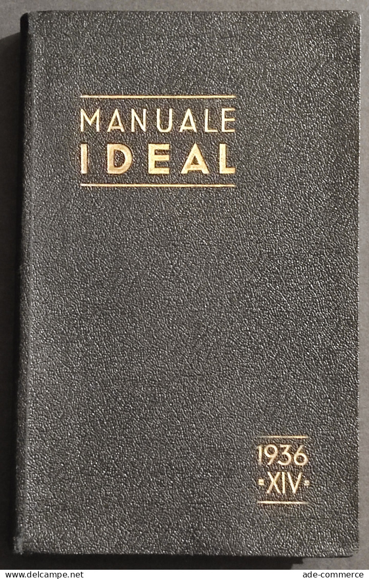 Manuale Ideal - Società Nazionale Radiatori - 1936 - Manuali Per Collezionisti