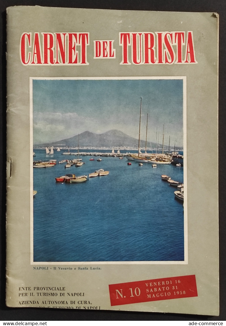 Carnet Del Turista N. 10 - Napoli - 1958 - Tourisme, Voyages