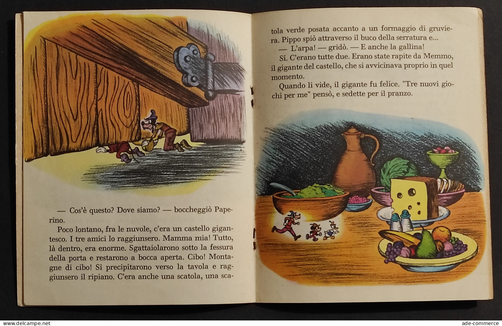 Topolino E Il Gigante - Walt Disney - Ed. Mondadori - 1967 I Ed. - Enfants