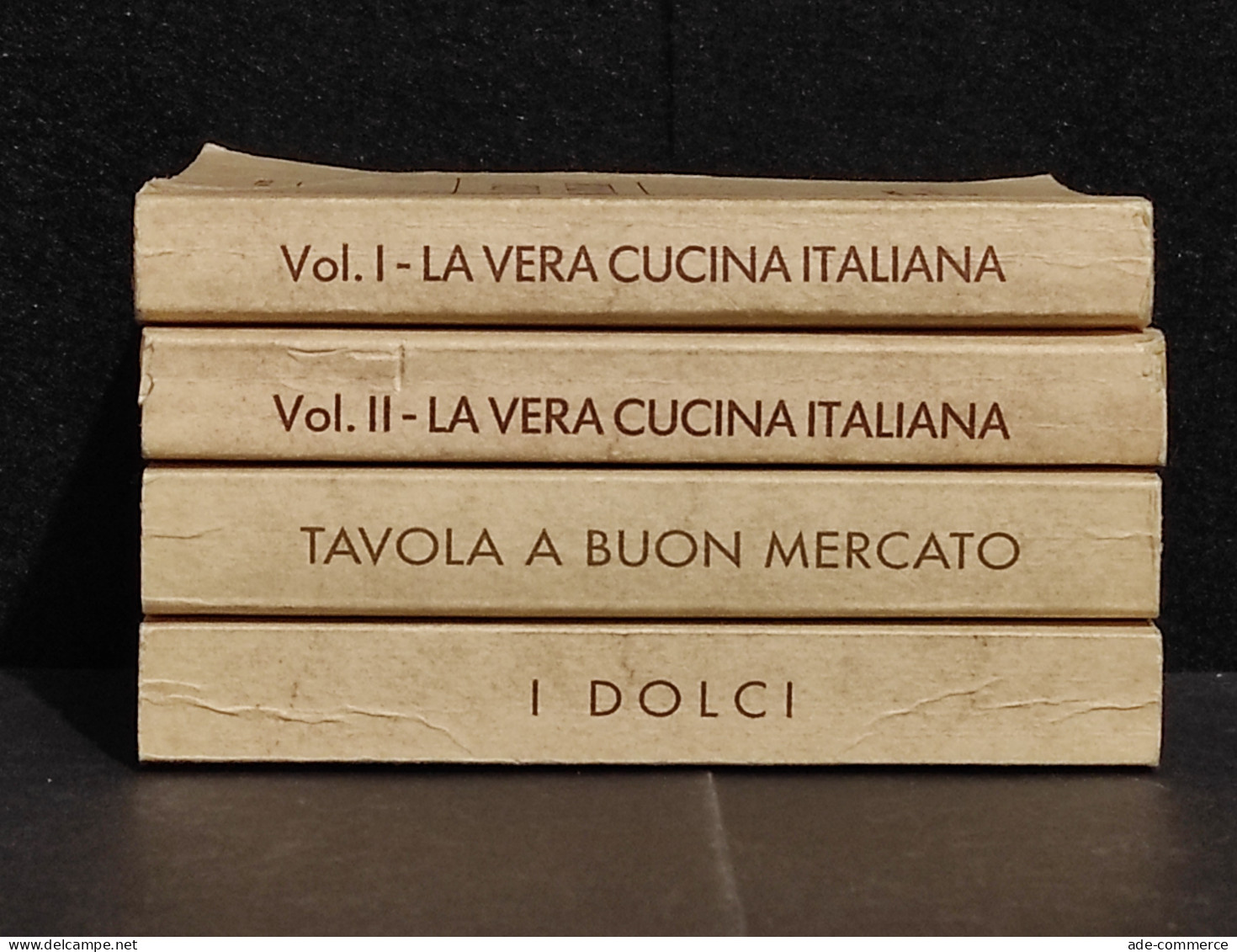Vera Cucina Italiana - Tavola A Buon Mercato - I Dolci - 4 Volumi - Maison Et Cuisine