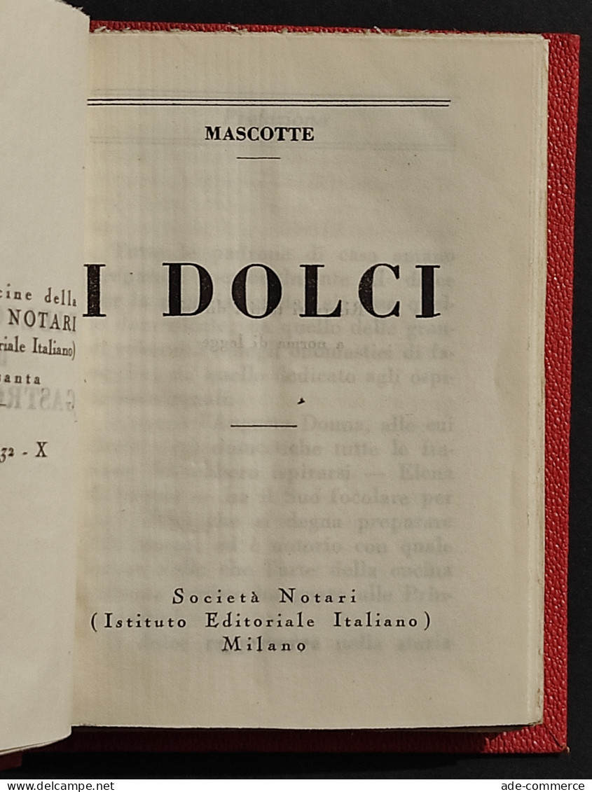 I Dolci - Mascotte - Soc. Notari - 1932 - House & Kitchen