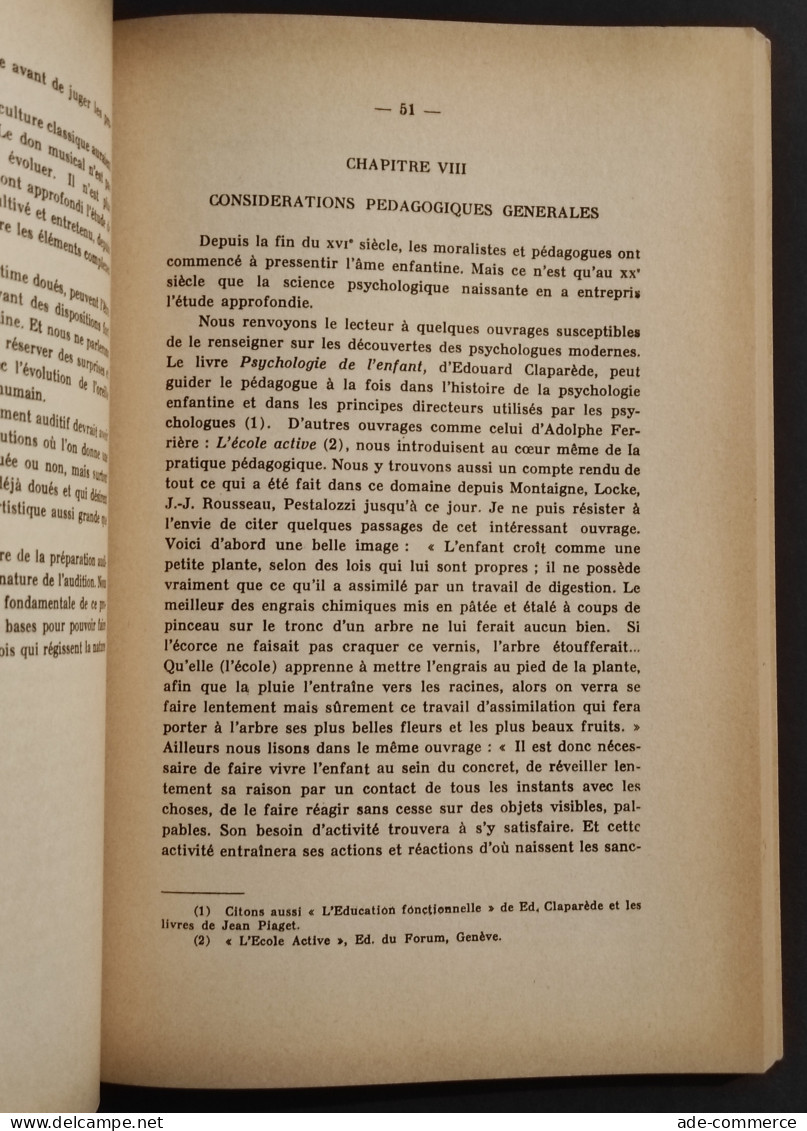 L'Oreille Musicale - E. Willems - Ed. Pro Musica - 1965 2 Vol. - Cinema & Music