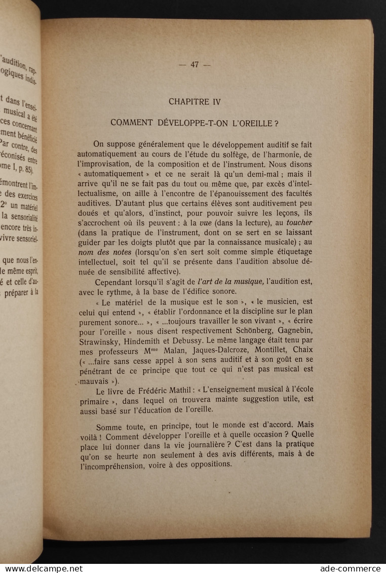 L'Oreille Musicale - E. Willems - Ed. Pro Musica - 1965 2 Vol. - Cinema Y Música