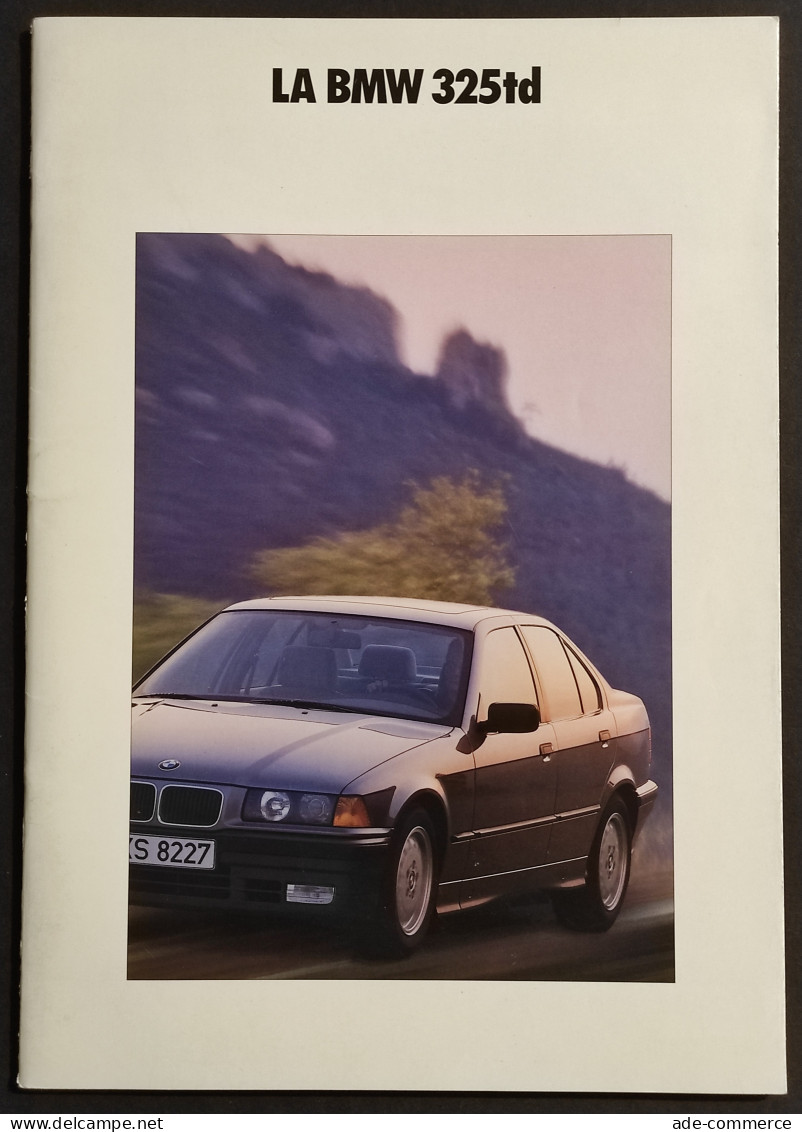 La BMW 325td - 1991 - Brochure - Moteurs