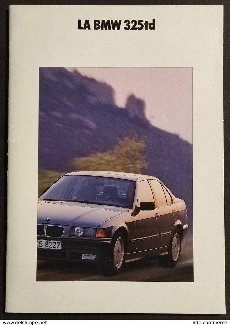 La BMW 325td - 1991 - Brochure - Motori