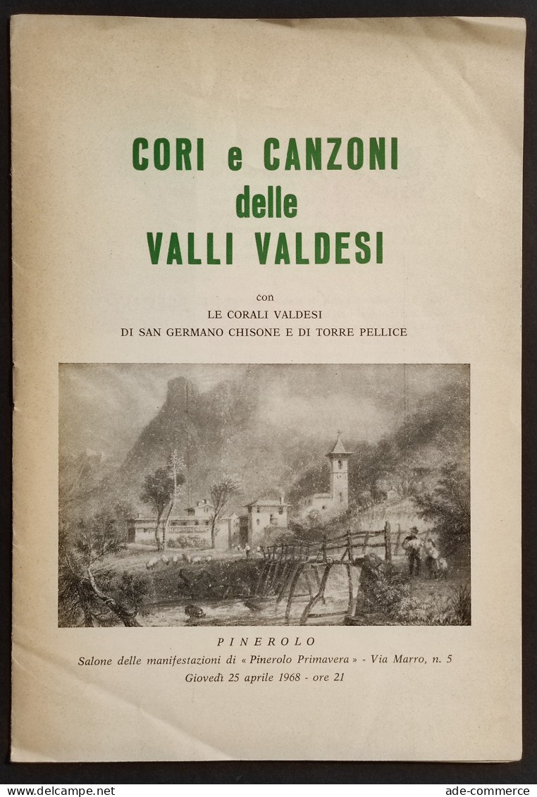 Cori E Canzoni Delle Valli Valdesi - Programma - 1968 - Film En Muziek