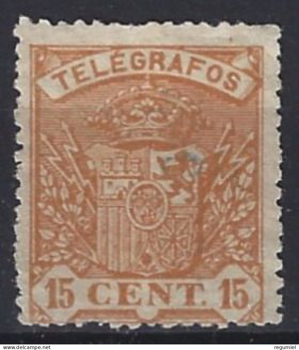 España Telégrafos  33 (*) Sin Goma. 1901. 000.000 - Télégraphe