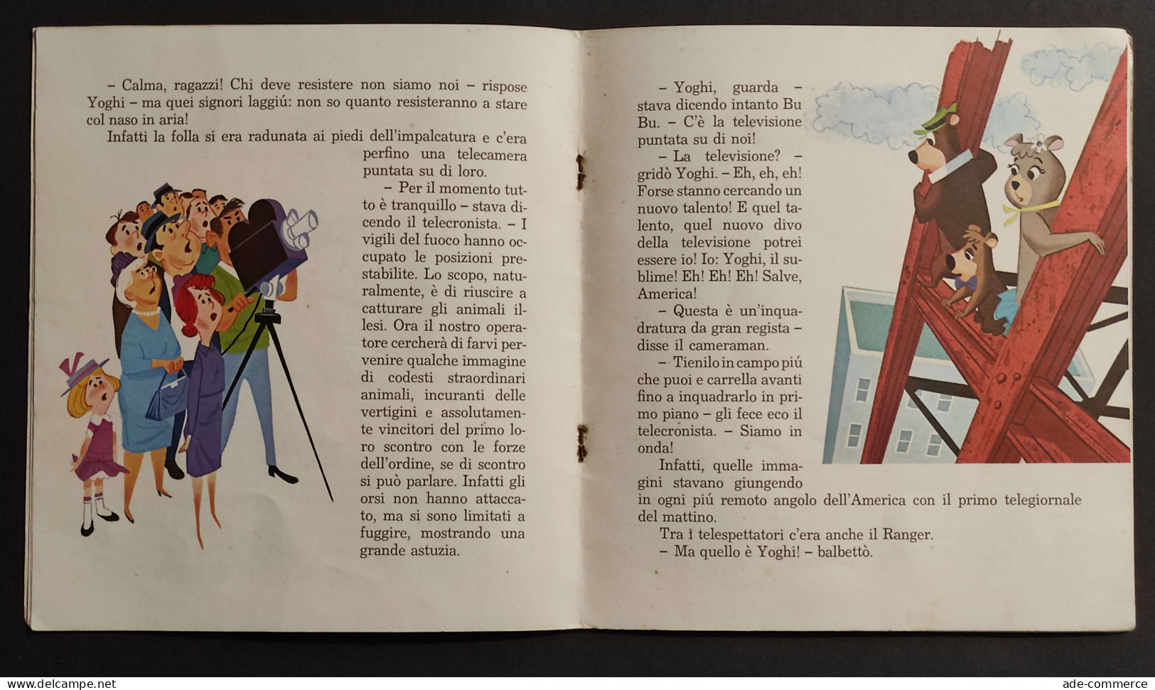 Tre Orsi In Città - Hanna-Barbera - Ed. Mondadori - 1971 I Ed. - Kinder