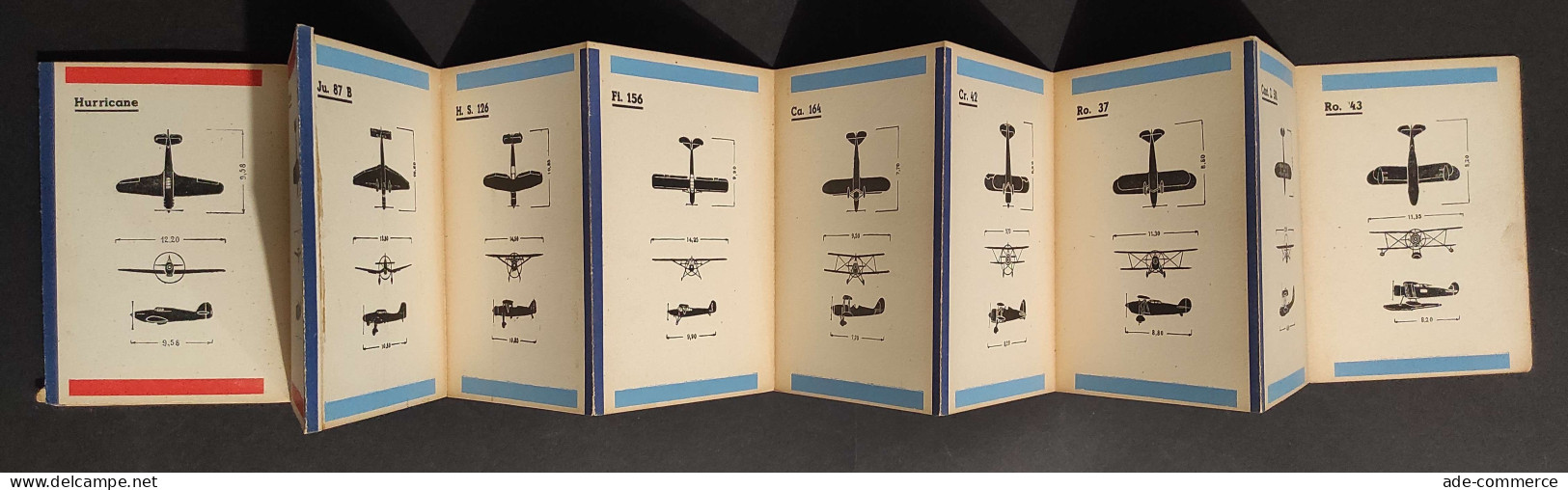 Sagome Dei Velivoli Nazionali, Alleati E Nemici - Monomotori - 1943 - Engines