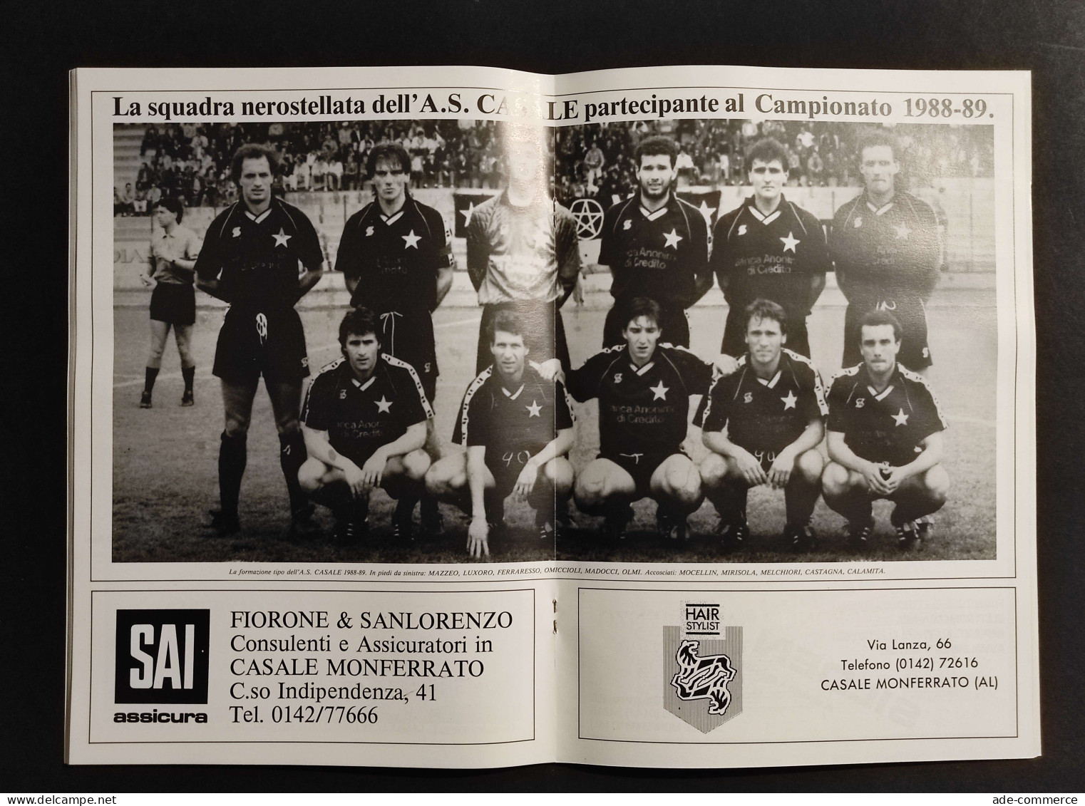 Il Casale In C1 - Forza Neri - 1909-1989 - Sports