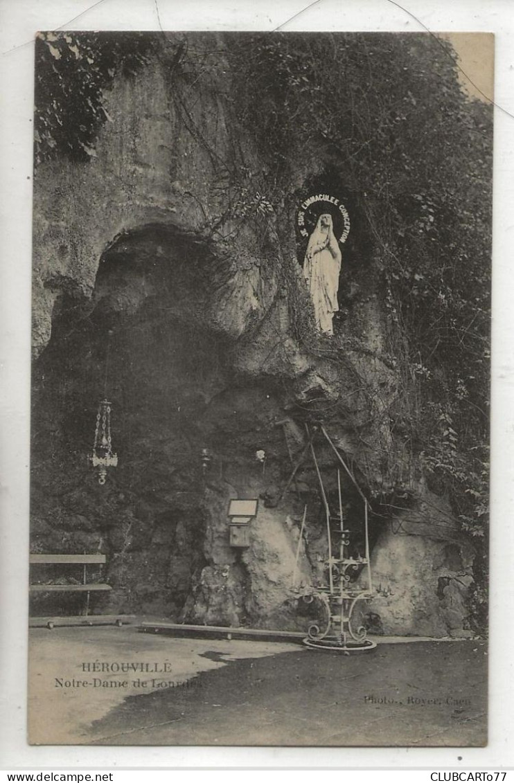Hérouville-Saint-Clair (14) : La Chapelle Du Petit Lourdes En 1910 PF. - Herouville Saint Clair