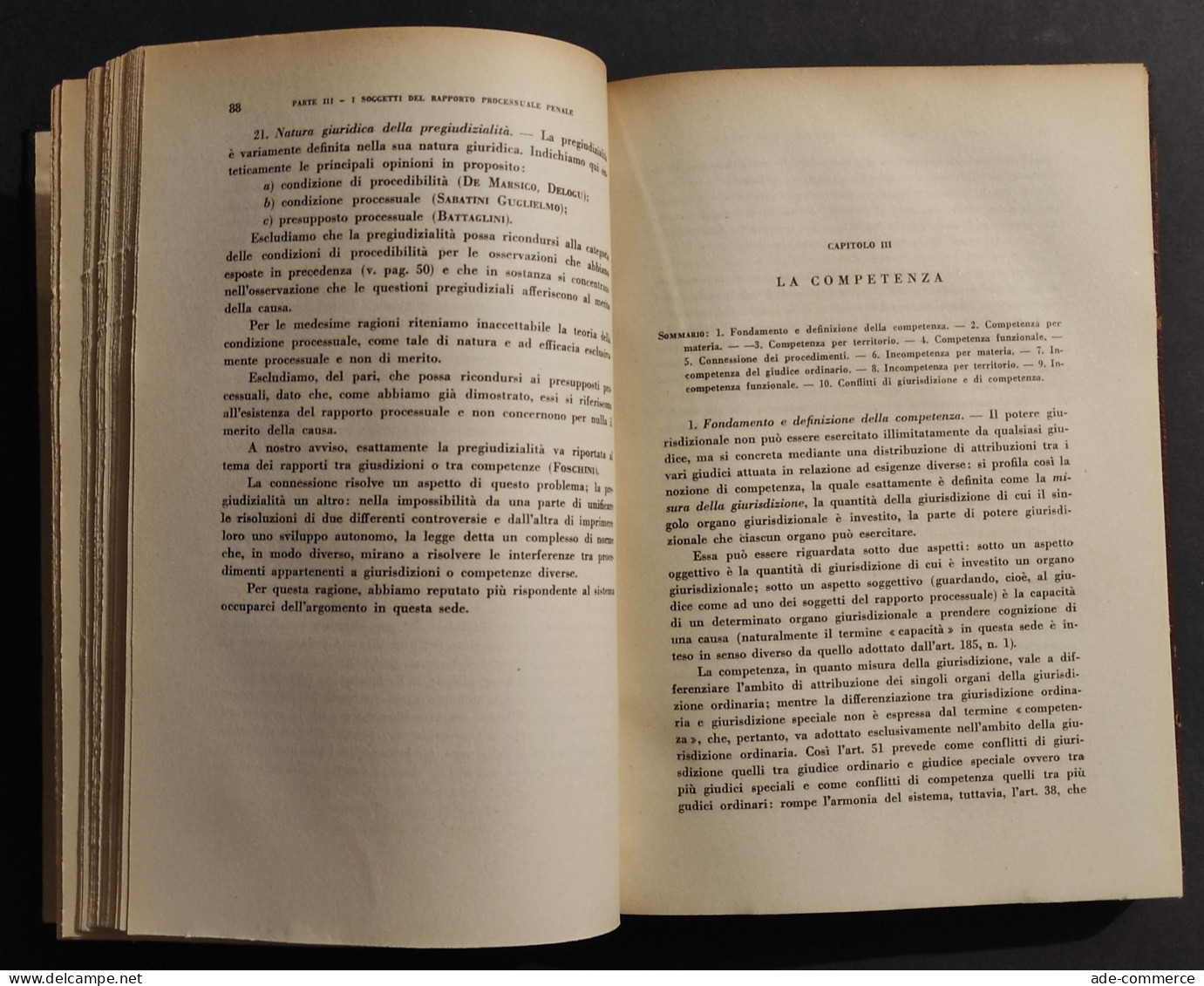 Lineamenti Di Diritto Processuale Penale - G. Leone - Ed. Jovene - 1954 - Société, Politique, économie