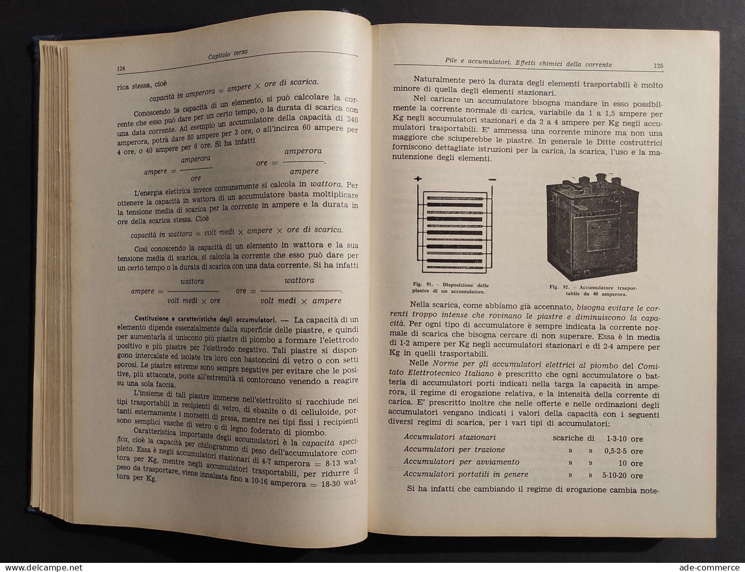 Elettrotecnica Elementare - P. E. Cèsari - Ed. Cesari - 1964 - Mathématiques Et Physique