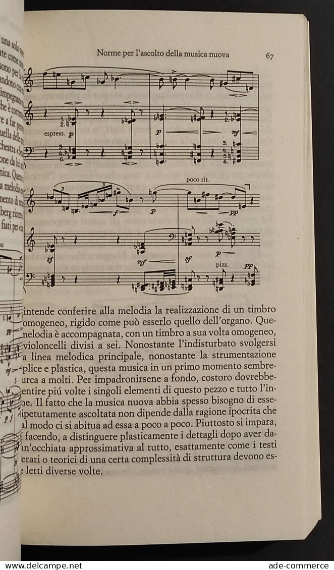 Il Fido Maestro Sostituto - T. W. Adorno - Ed. Reprints Einaudi - 1975 - Cinéma Et Musique