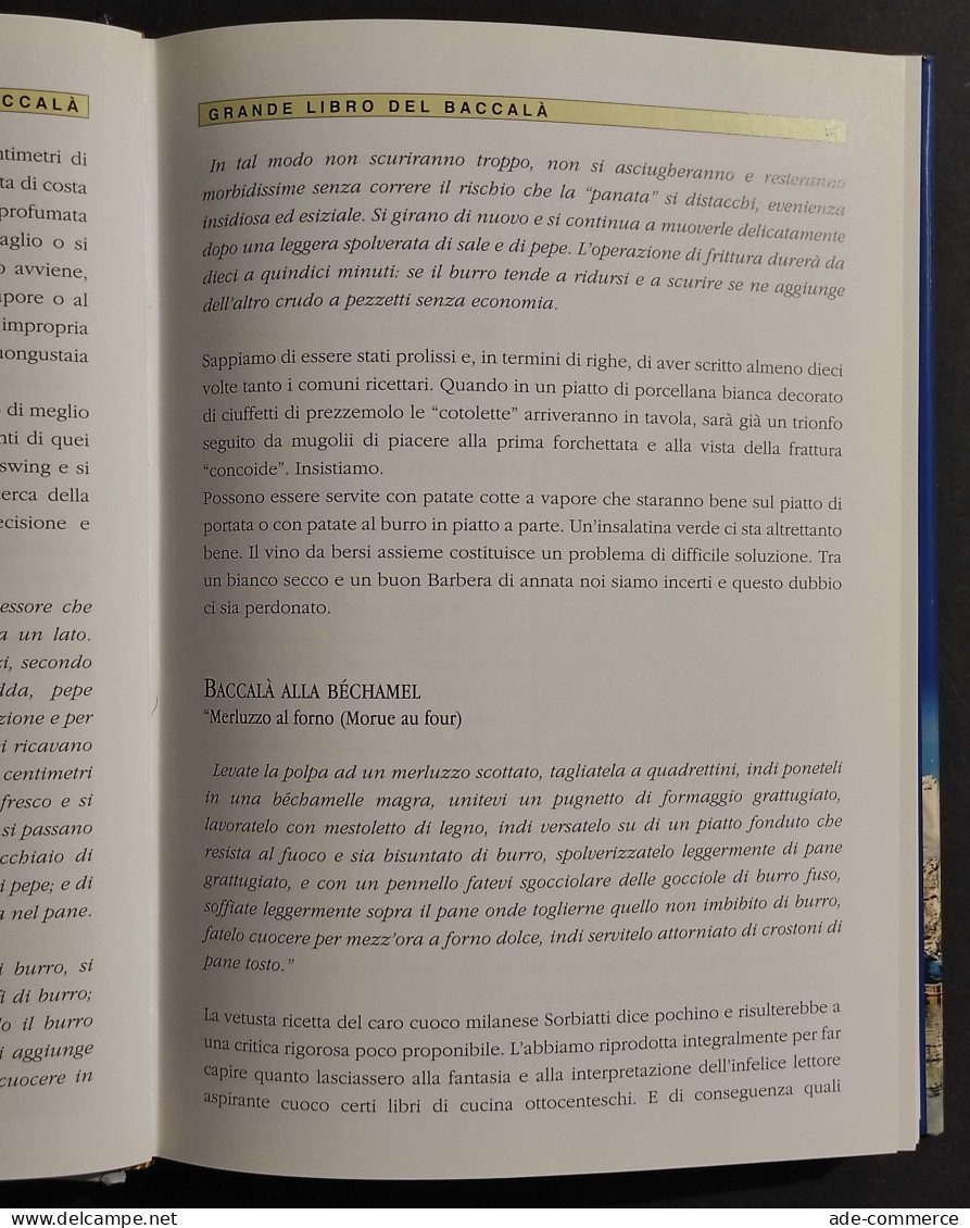 Il Grande Libro Del Baccalà - L. C. Di Castegnate - Ed. IdeaLibri - 2008 - House & Kitchen