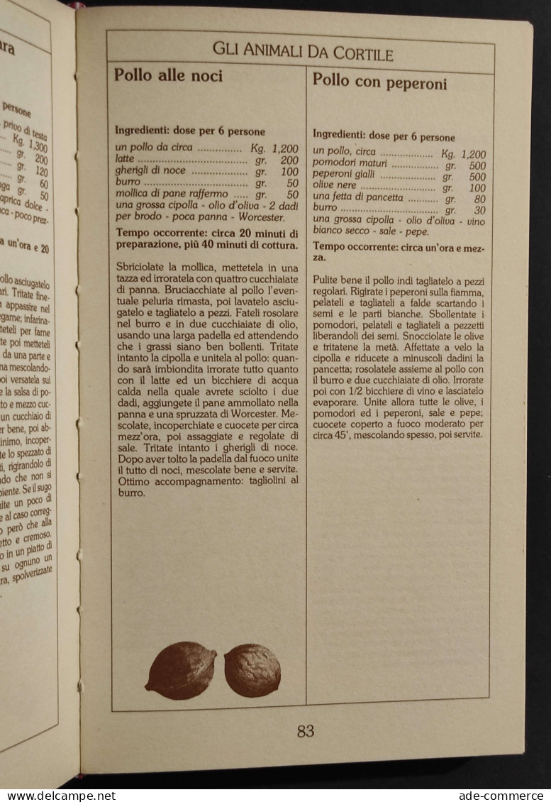 Carni - Le Ricette De La Cucina Italiana - S. Donati - Ed. Fabbri - 1986 - House & Kitchen