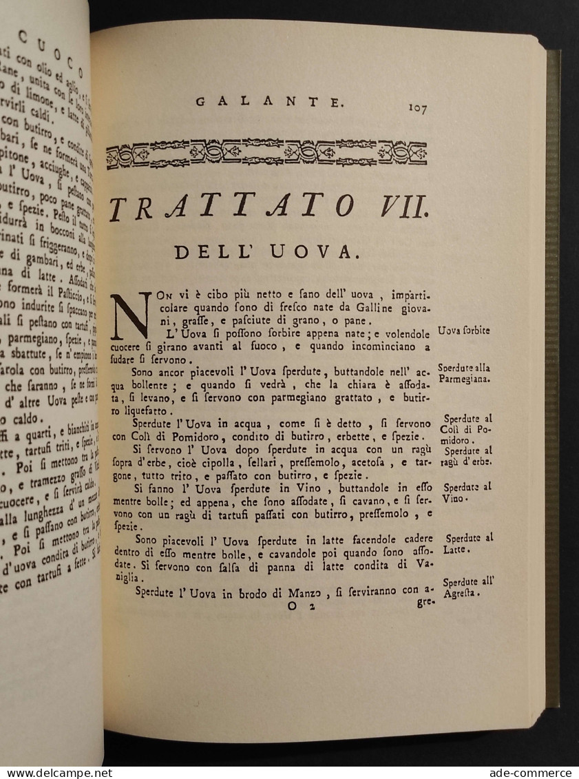 Il Cuoco Galante (1786) - V. Corrado - Ed. Forni - 1990 Anastatica - House & Kitchen