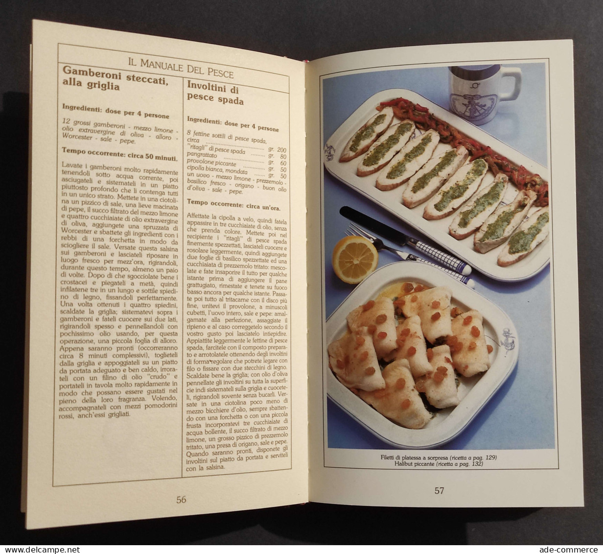 Pesci - Le Ricette De La Cucina Italiana - S. Donati - Ed. Fabbri - 1986 - House & Kitchen