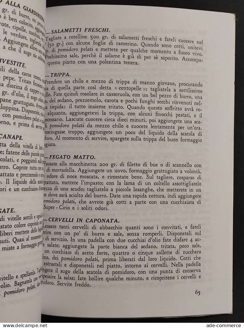 Nuovi Orizzonti Per La Vostra Mensa - Acc. Italiana Cucina - Ristampa - House & Kitchen