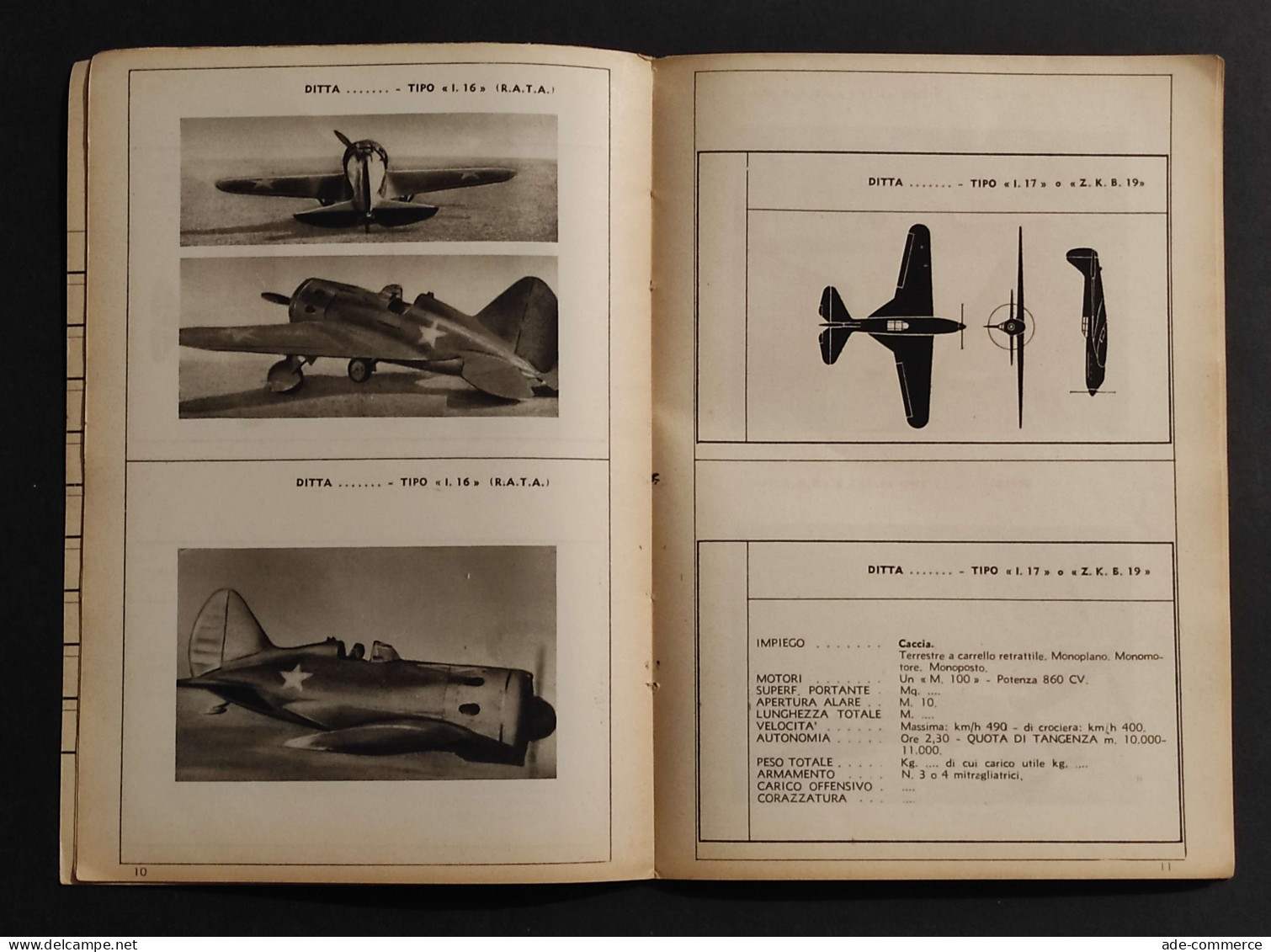 Ecco Il Nemico 16 - Velivoli Sovietici - Ed. Aeronautico - 1942 - Moteurs