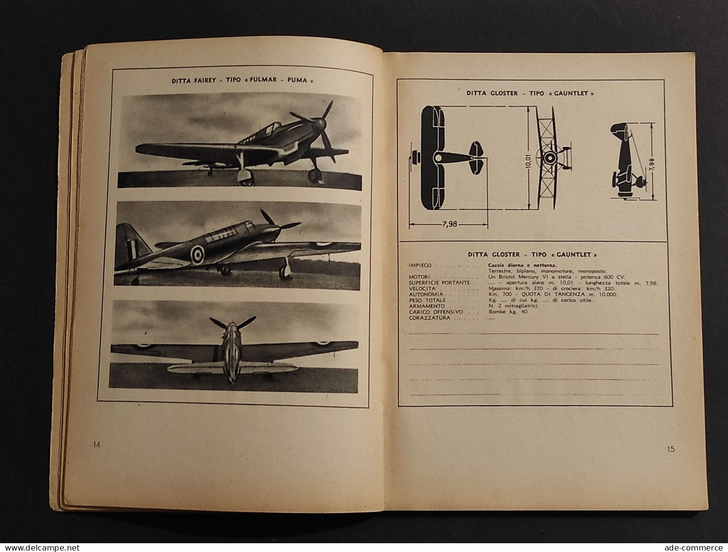 Ecco Il Nemico 14 - Velivoli Inglesi - Ed. Aeronautico - 1942 - Motoren