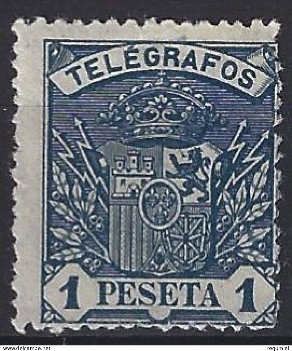 España Telégrafos  36 ** MNH. 1901. A000.000 - Télégraphe