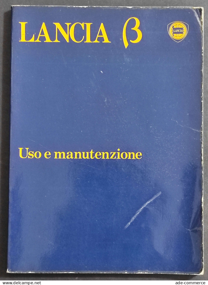 Lancia B - Libretto Uso E Manutenzione - 1979 - Motores