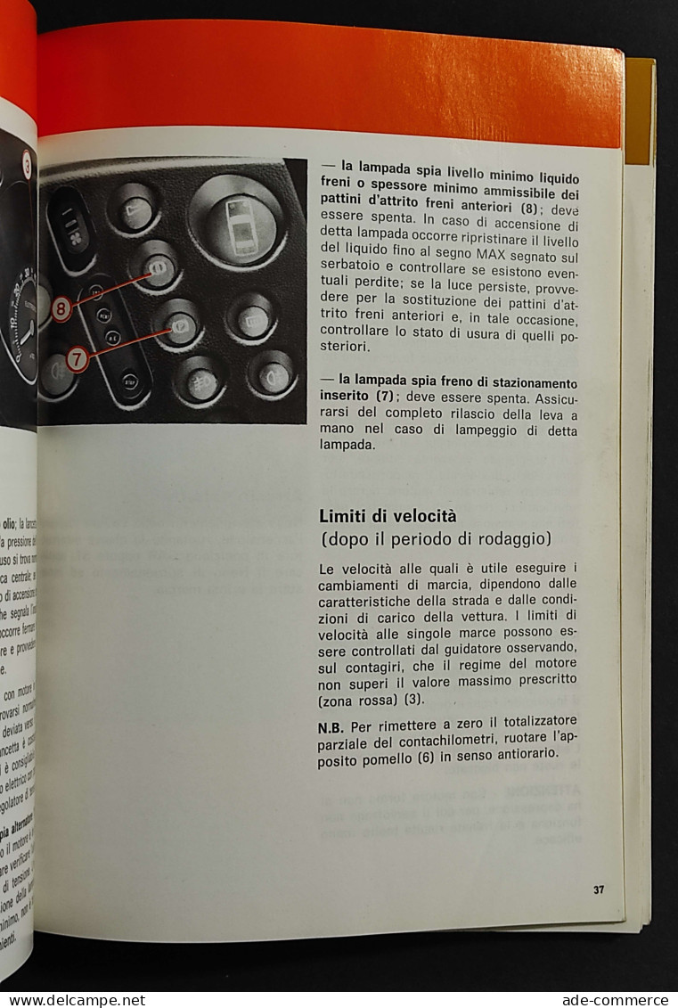 Lancia B - Libretto Uso E Manutenzione - 1979 - Moteurs