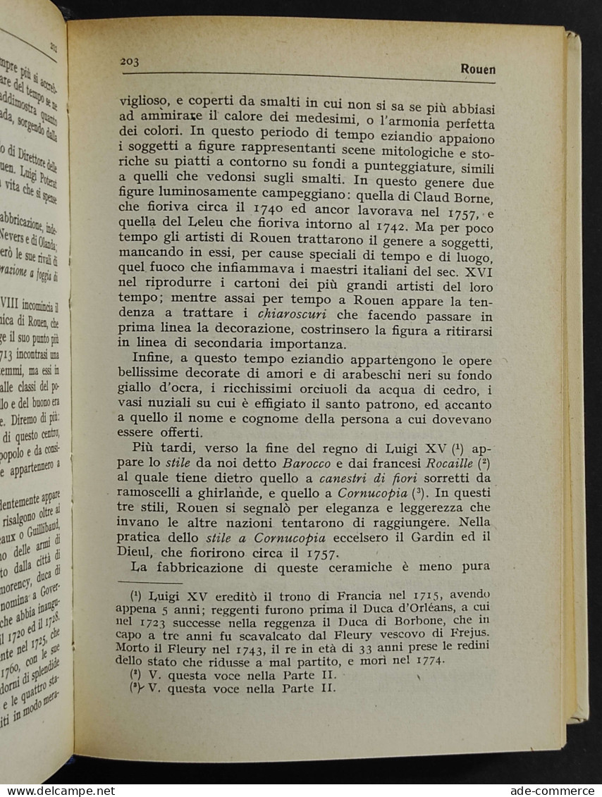 L'Amatore Di Maioliche E Porcellane - L. De Mauri - Ed. Hoepli - 1962 - Manuales Para Coleccionistas
