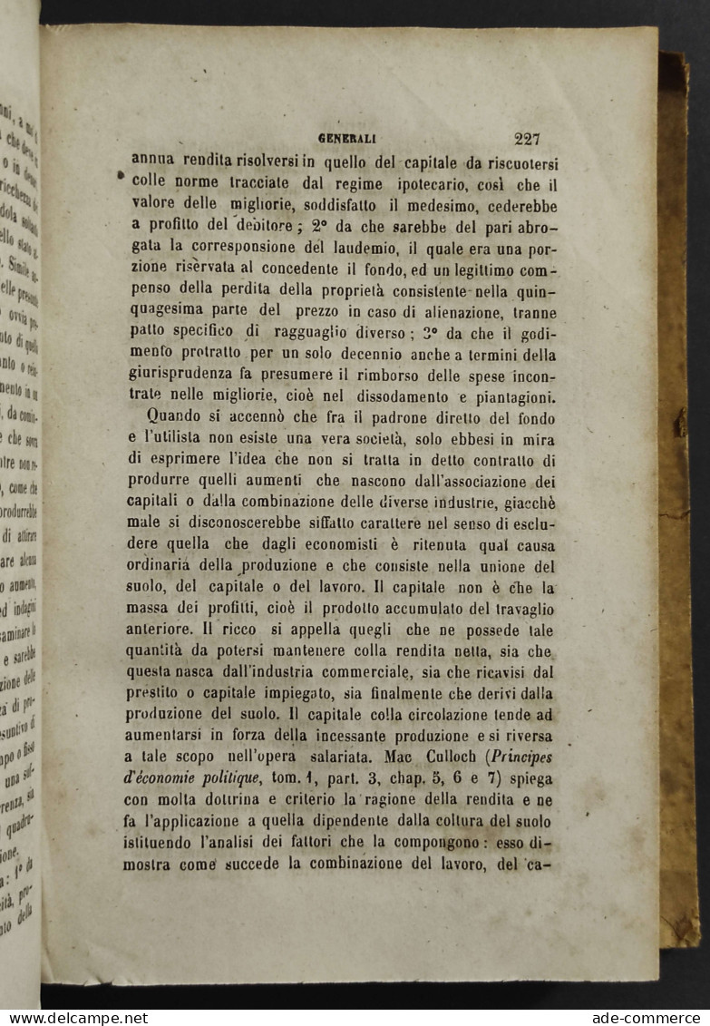 Rivista Amministrativa Del Regno 1865 - Giornale Ufficiale - Ed. Favale - Society, Politics & Economy