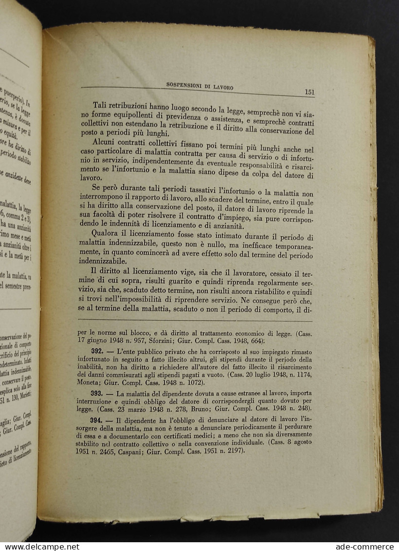 Il Contratto D'Impiego Privato - A. Privitera - P. Privitera - 1952 - Société, Politique, économie