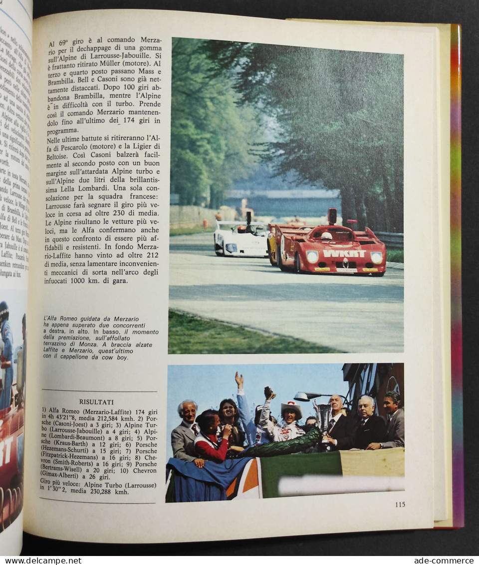 La Storia Delle Ferrari Alfa Romeo Campioni Del Mondo - Ed. Mondadori - 1975 - Engines