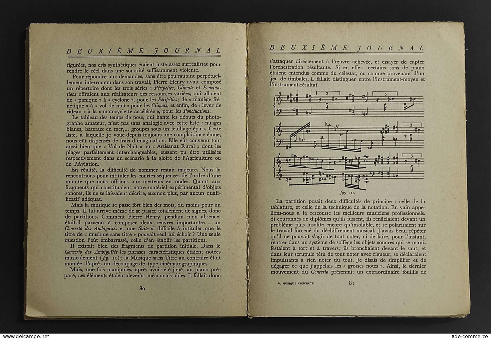 A La Recherche D'Une Musique Concrete - P. Schaeffer - Ed. Du Seuil - 1952 - Cinema & Music