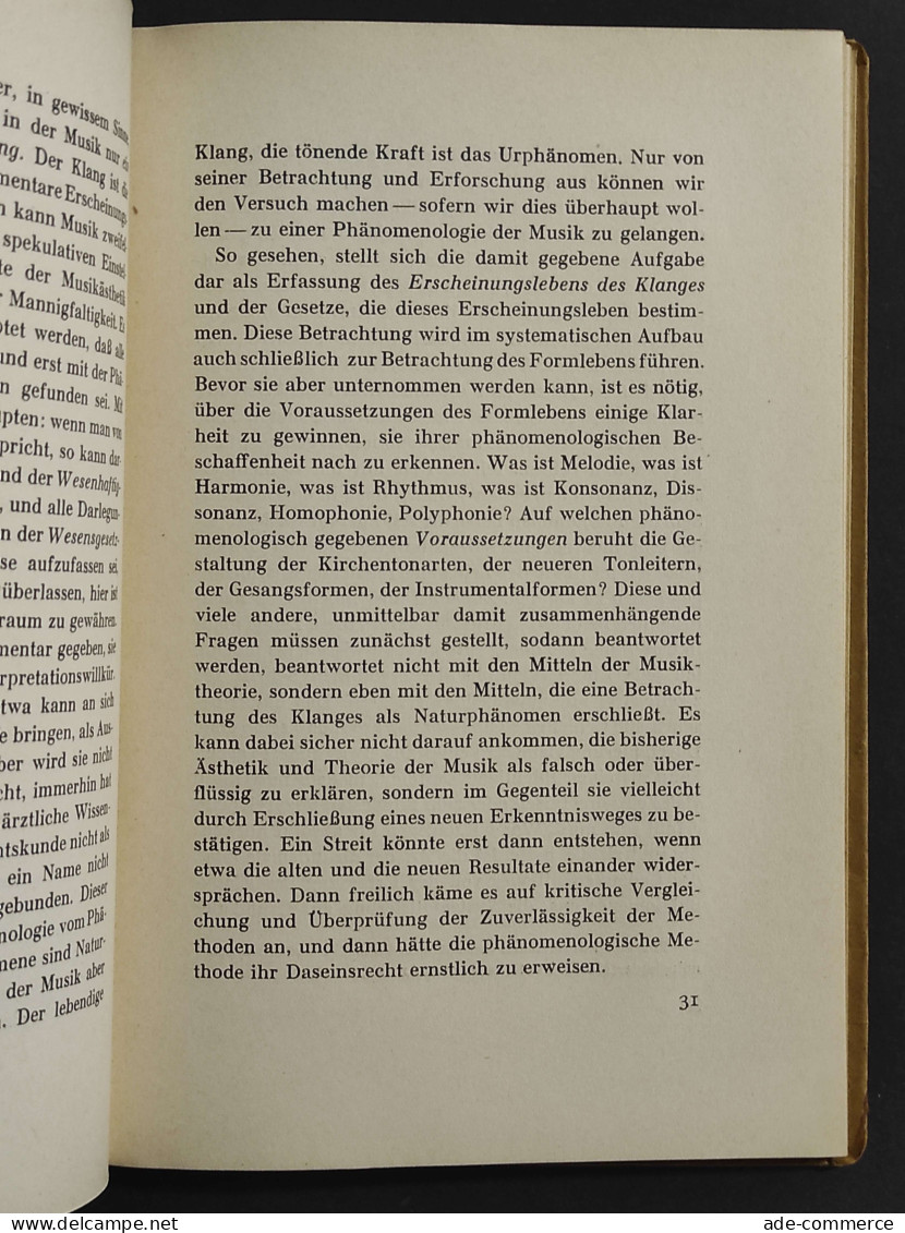 Organische Und Mechanische Musik - P. Bekker - Ed. Stuttgart - 1928 - Cinema & Music