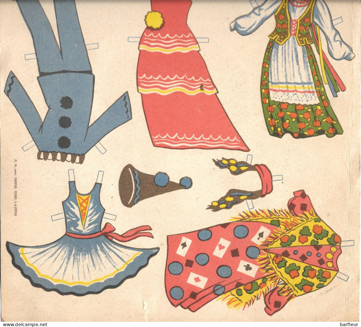 Carte  à Découper D'une Jeune Fille Avec Costumes Polonais - Children